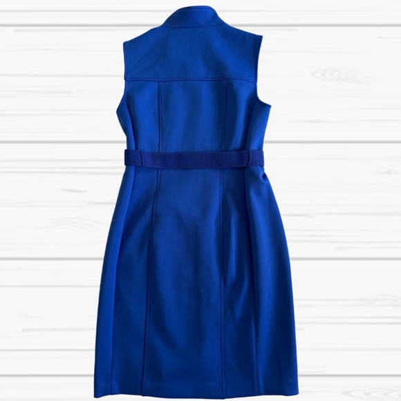 Tommy Hilfiger Royal Blue Zip Dress with Belt - Picture 6 of 7